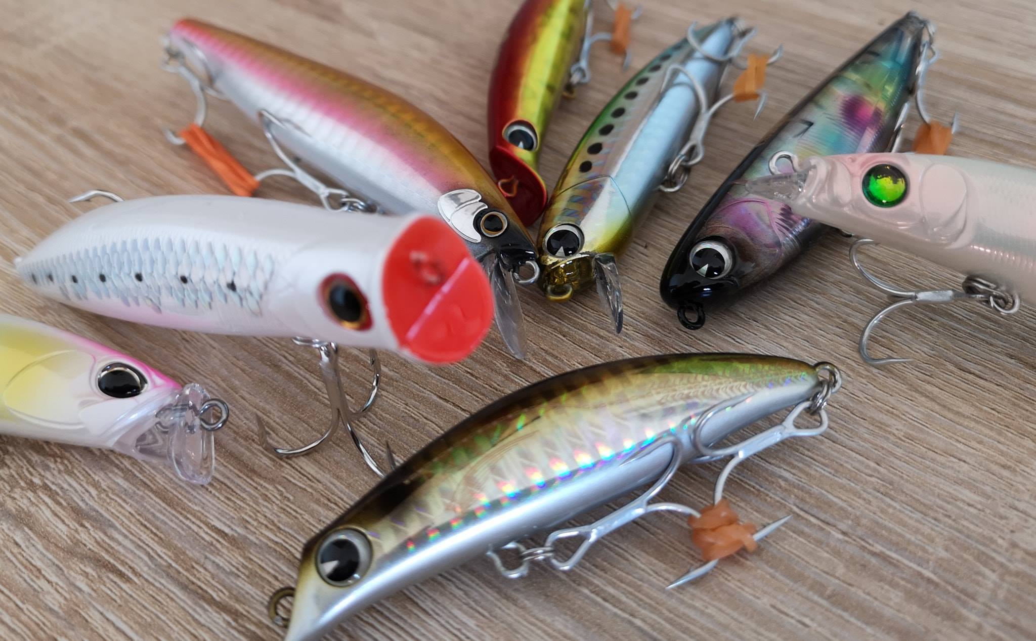 best lures for inlet fishing MadBite Freshwater Lure Kit – KastKing 3 Cape Cod Fishing color-black-blue-flake Hooks:Red Gamakatsu Treble