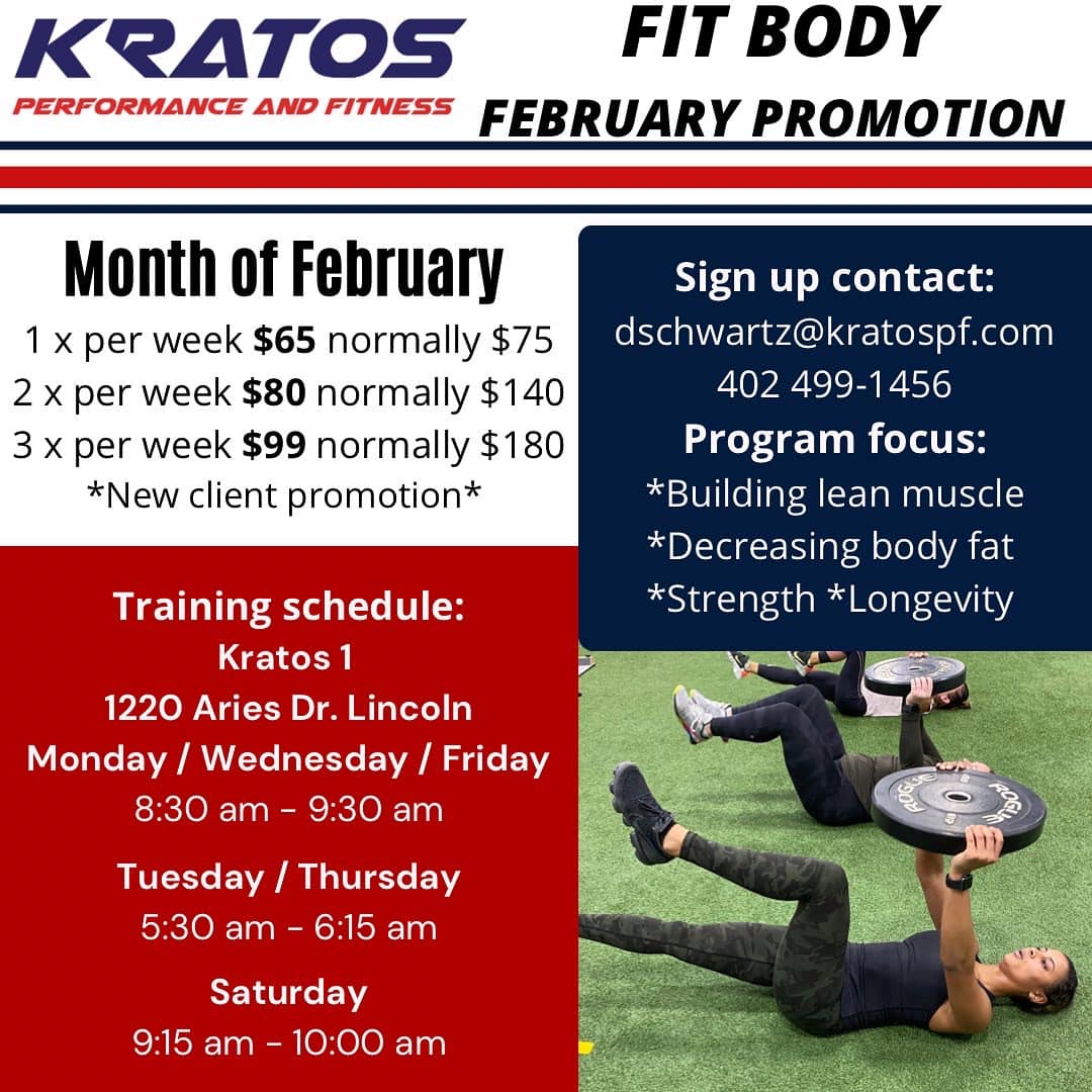 Kratos Performance & Fitness - ⭐️February New Client Promotion⭐️ Kratos ...