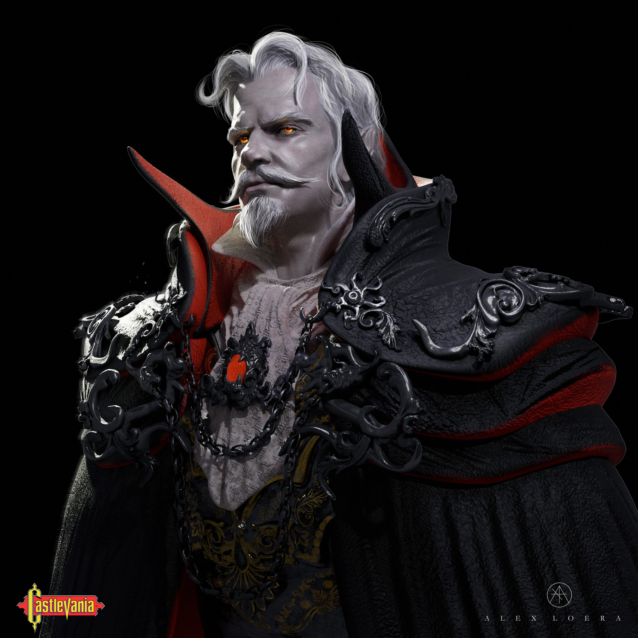 Castlevania: The Dracula X Chronicles — Key Artwork」