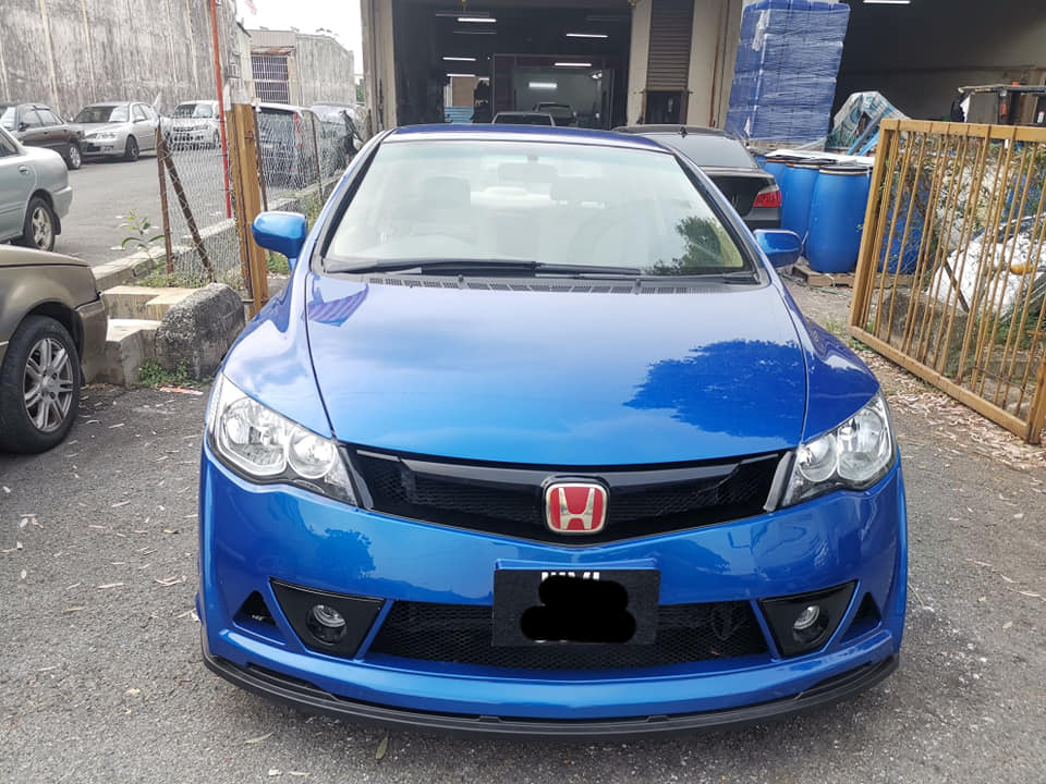 順發汽車噴漆 - HONDA Civic FD2 -Repaint blue colour -Change... | Facebook