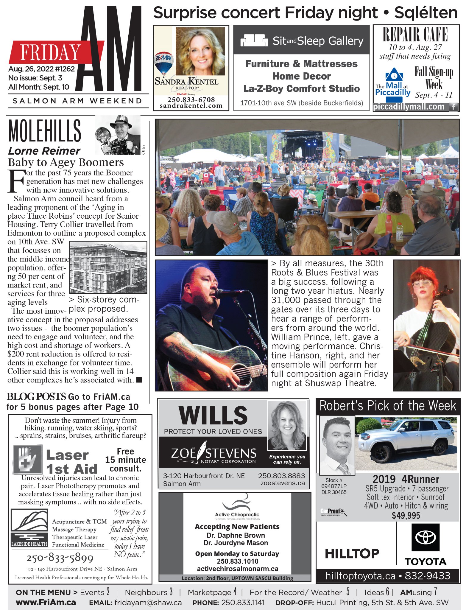 Friday A.M. - Here is the link to the August 26 edition,...