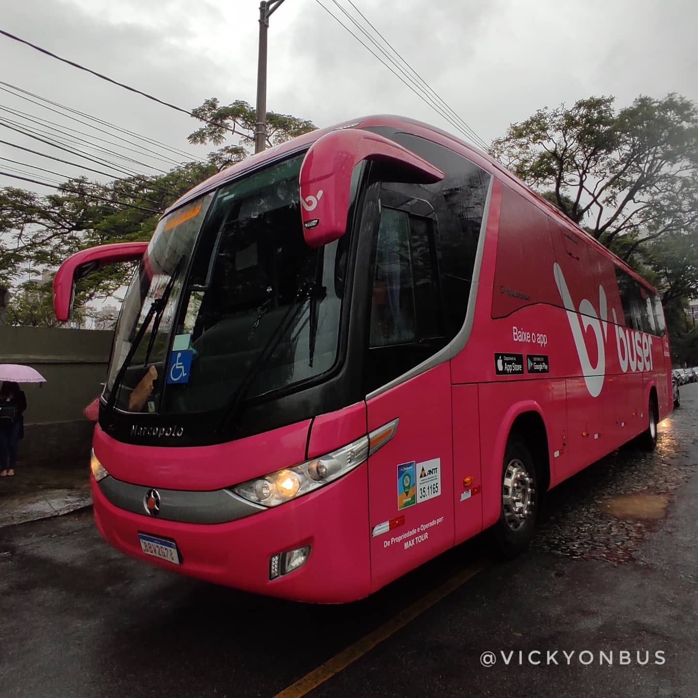 Vicky on Bus