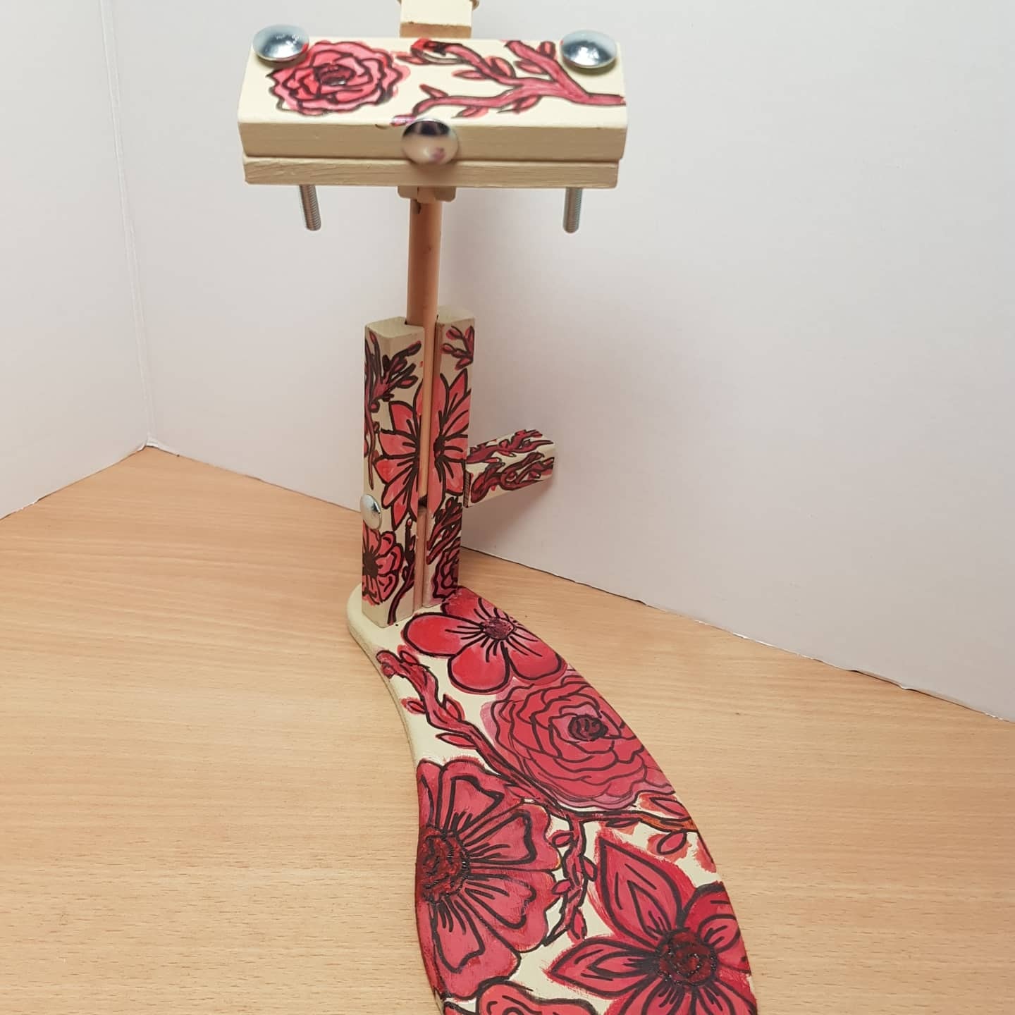 Sab Embroidery - Look what a bit of acrylic paint and a...