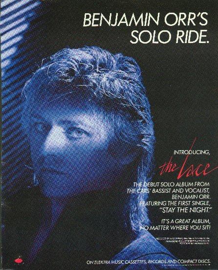 Benjamin Orr's solo album The Lace released in 1986