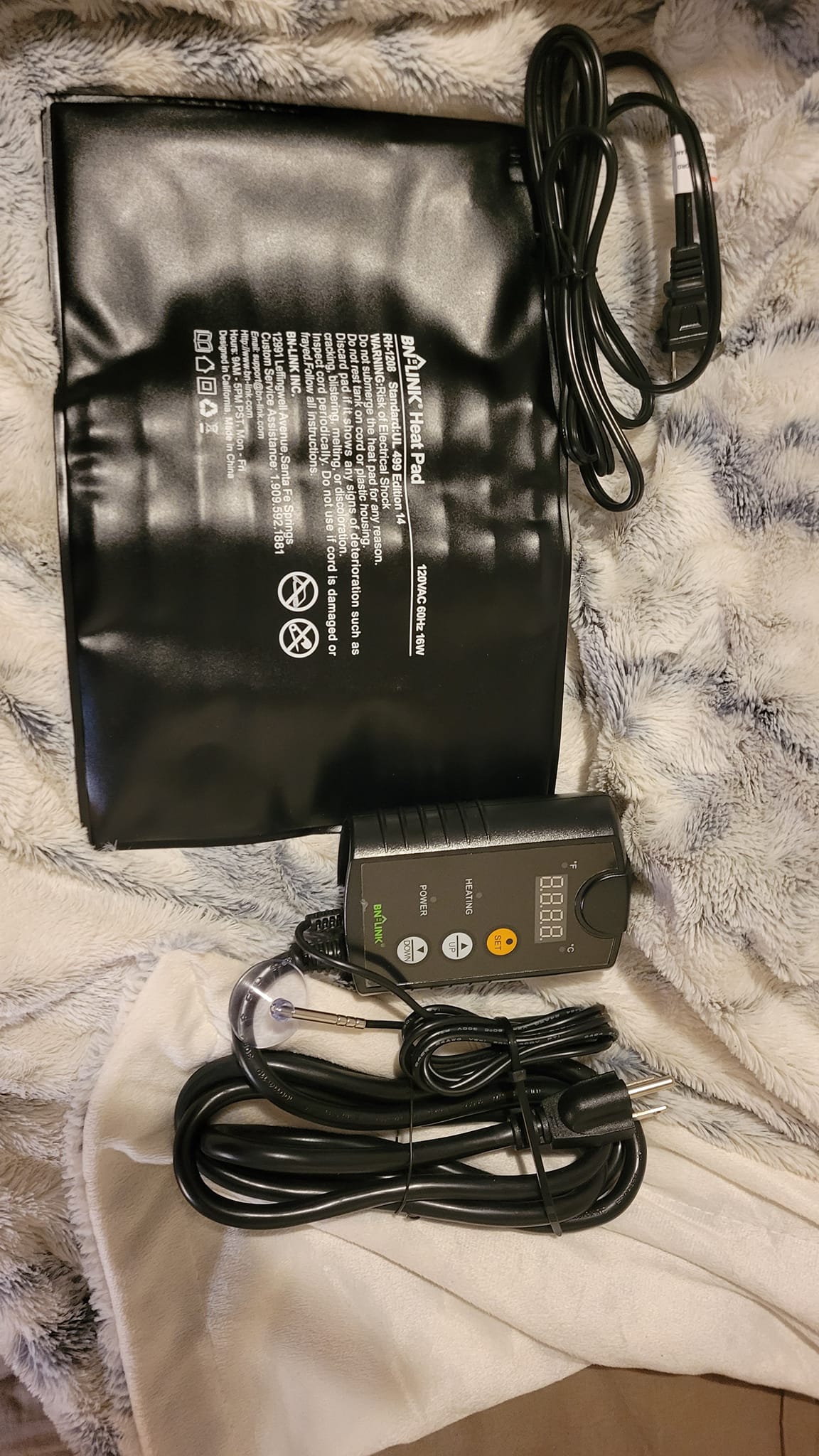 BN-LINK Durable Reptile Heating Pad 8 X 12