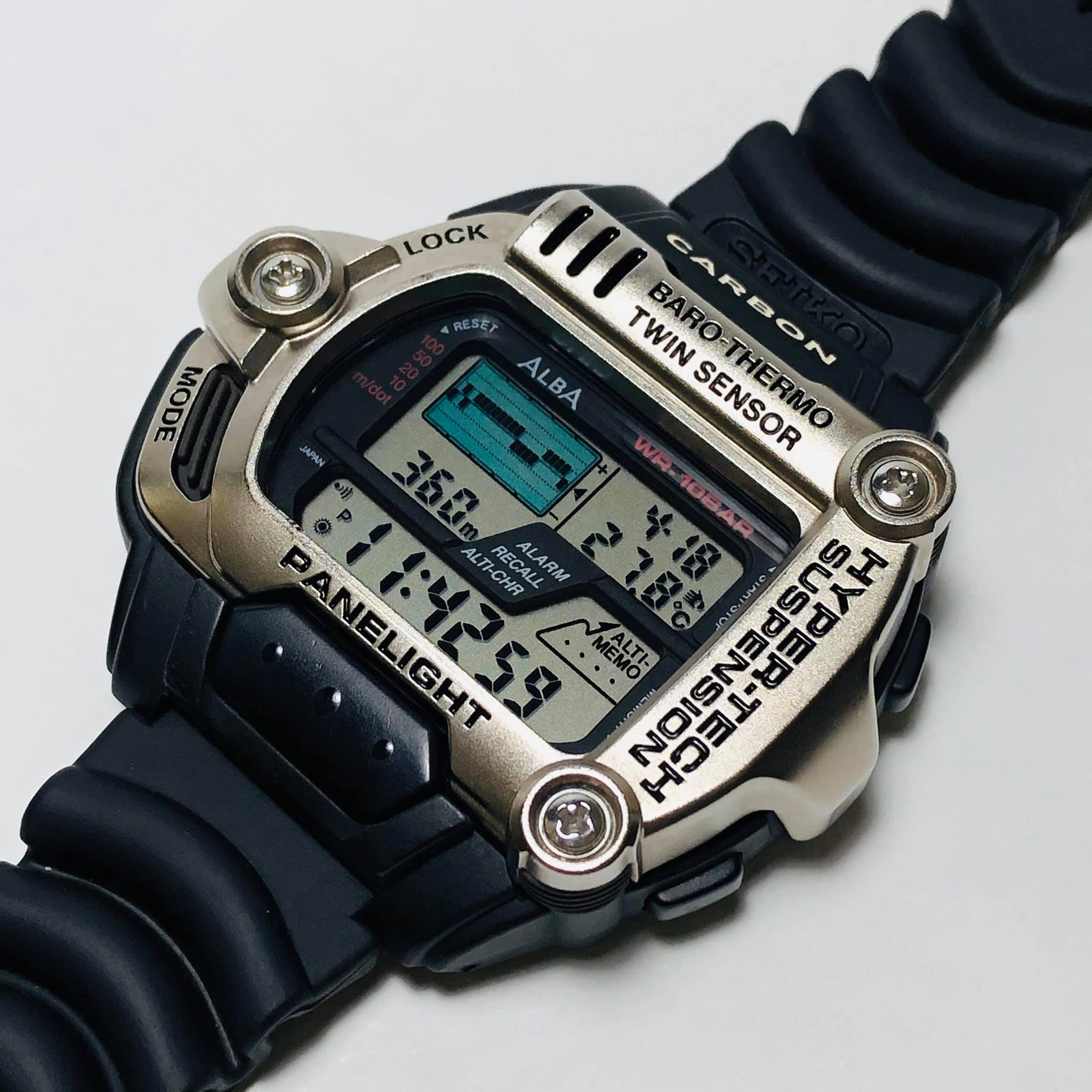 ALBA HYPER-TECH W760-4A10 メンズ ダイバー 動作未確認