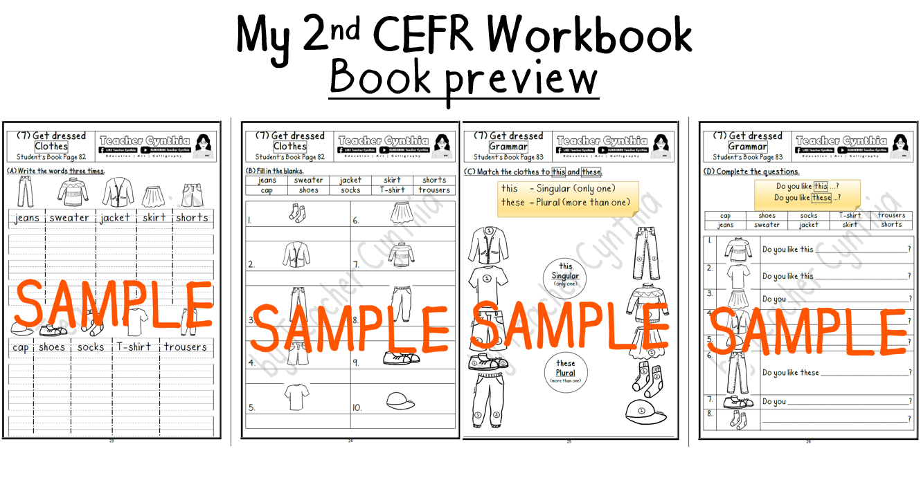 Teacher Cynthia - 📗 My 2nd CEFR Workbook 📗 ️Designed based on CEFR ...