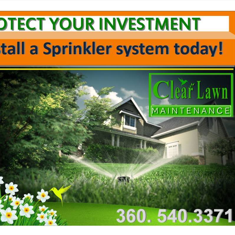 '' CLEAR LAWN MAINTENANCE SERVICES'' Mount Vernon WA