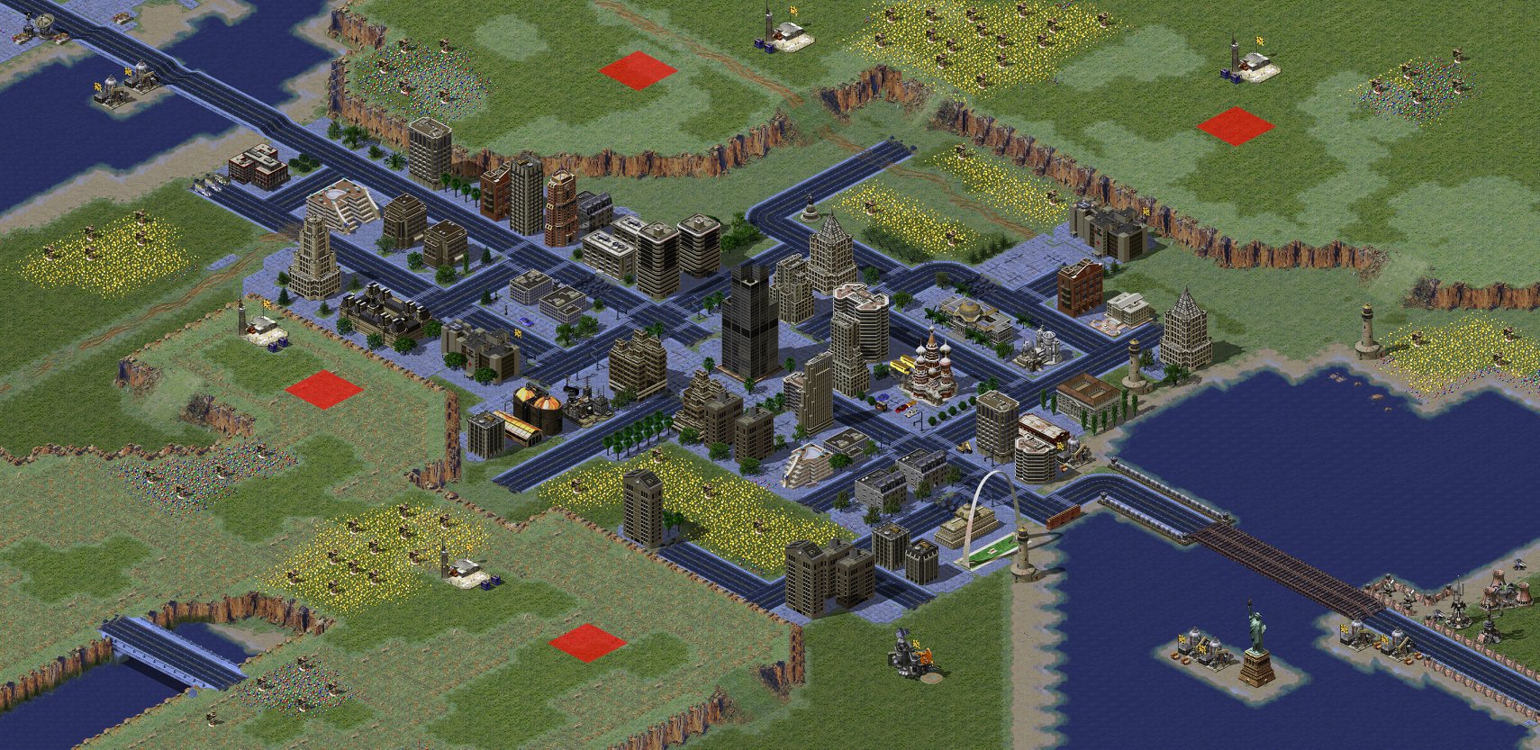 map: old rivals redux (2-4),... - Bank of Maps for RA2 and YR | Facebook