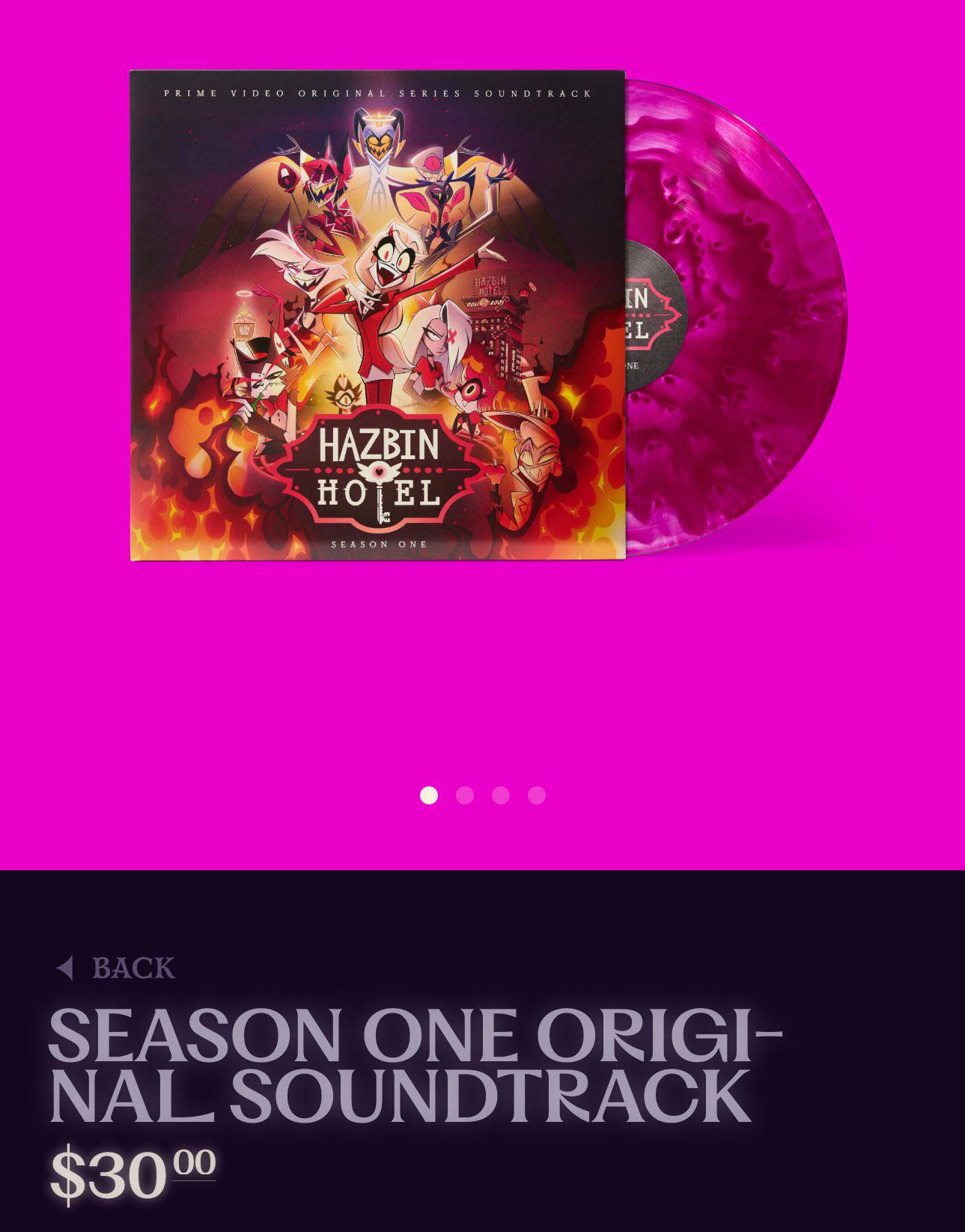 Hazbin Hotel season one vinyl record available