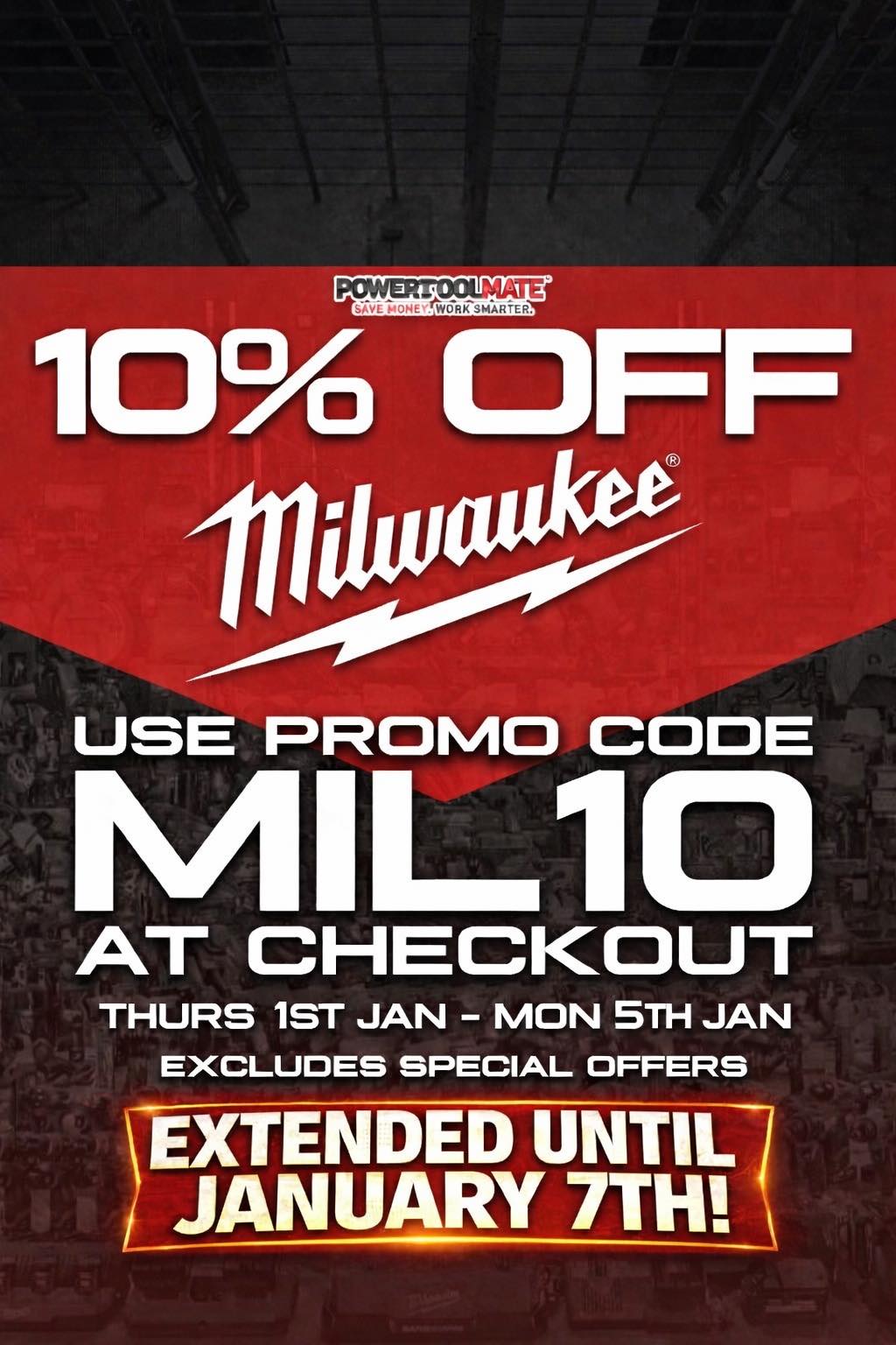 Powertoolmate Exclusive Deals | 🚨10% OFF MILWAUKEE, DEWALT AND MAKITA ...