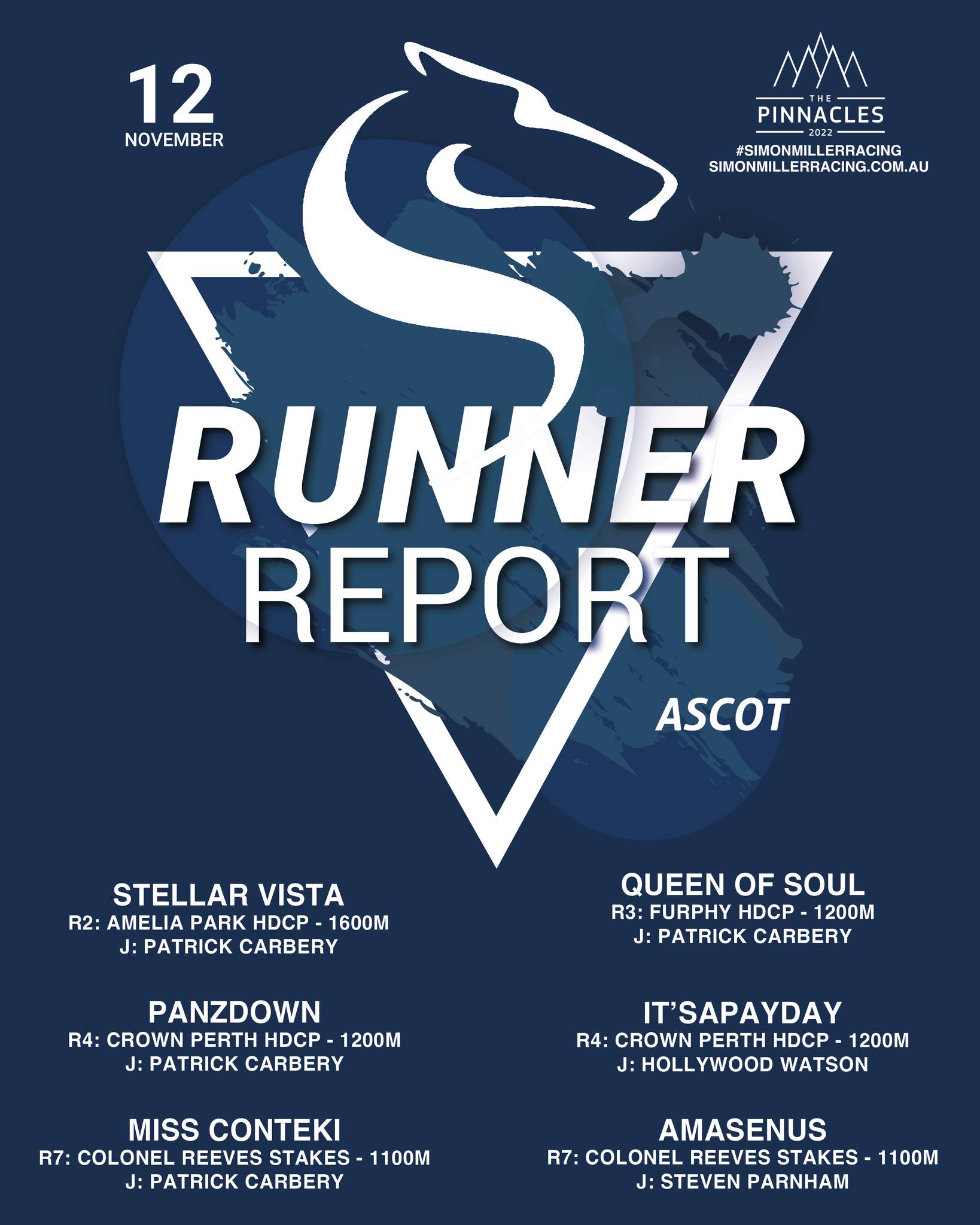 🐎 RUNNER REPORT 🐎 #ThePinnacles2022... - Simon Miller Racing