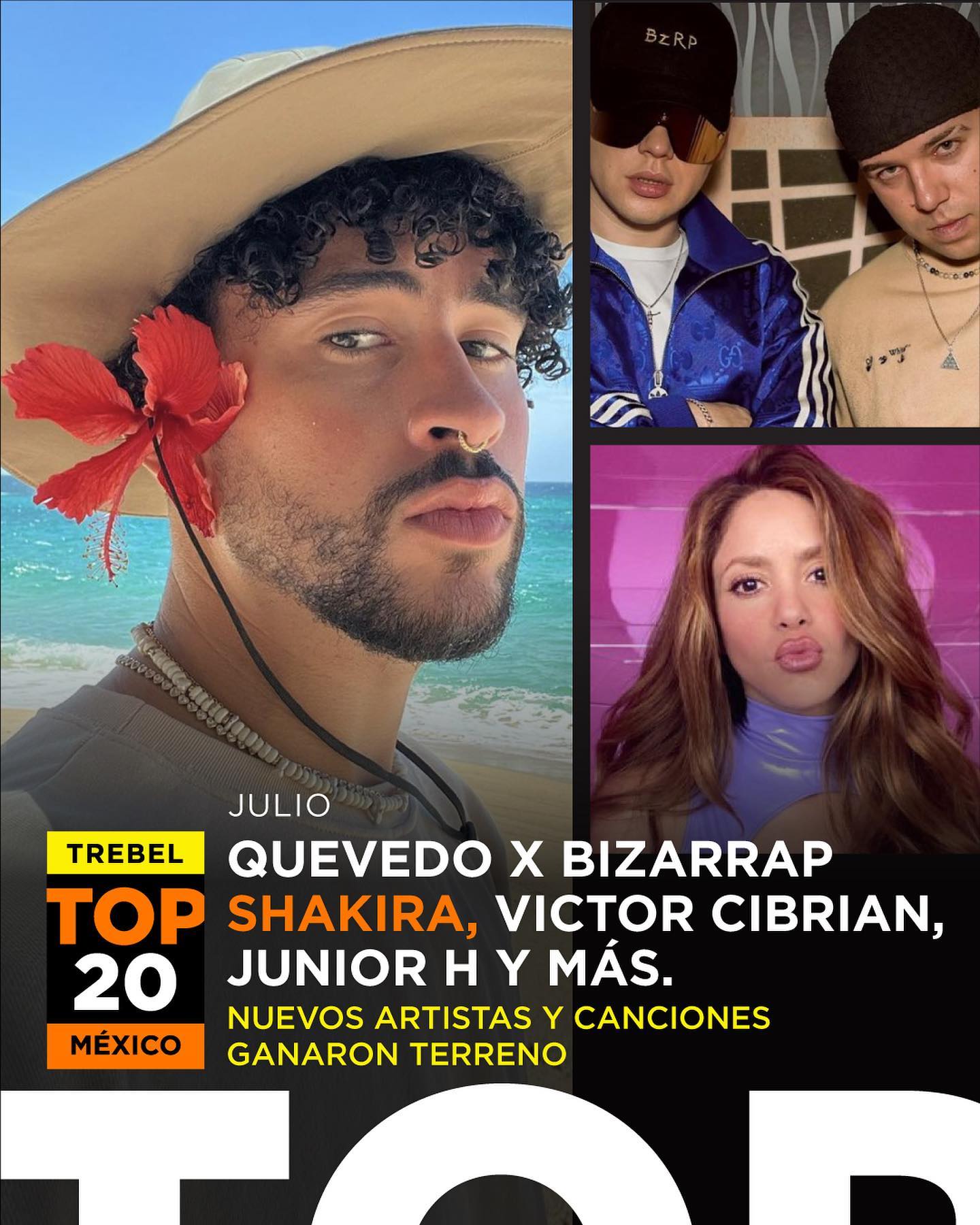 TREBEL MX - En Julio, @quevedo.pd x @bizarrap... | Facebook