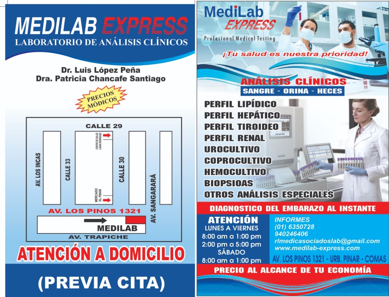 Laboratorios Medilab Express - Home