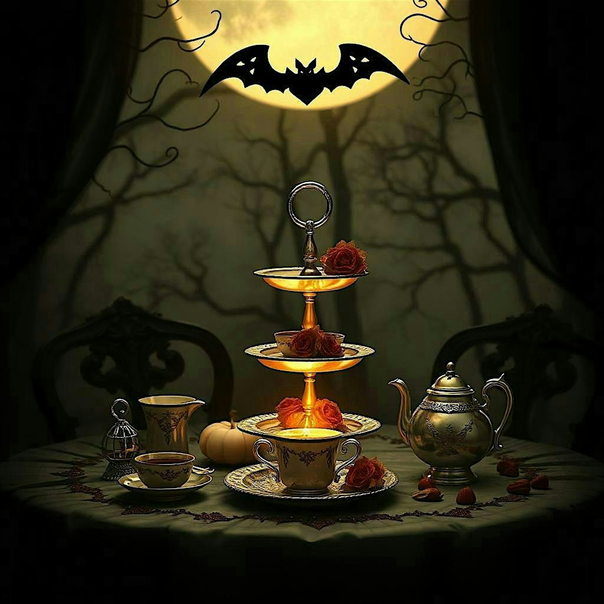 Eerie Elegance – an Enchanted Victorian Candlelight Tea
