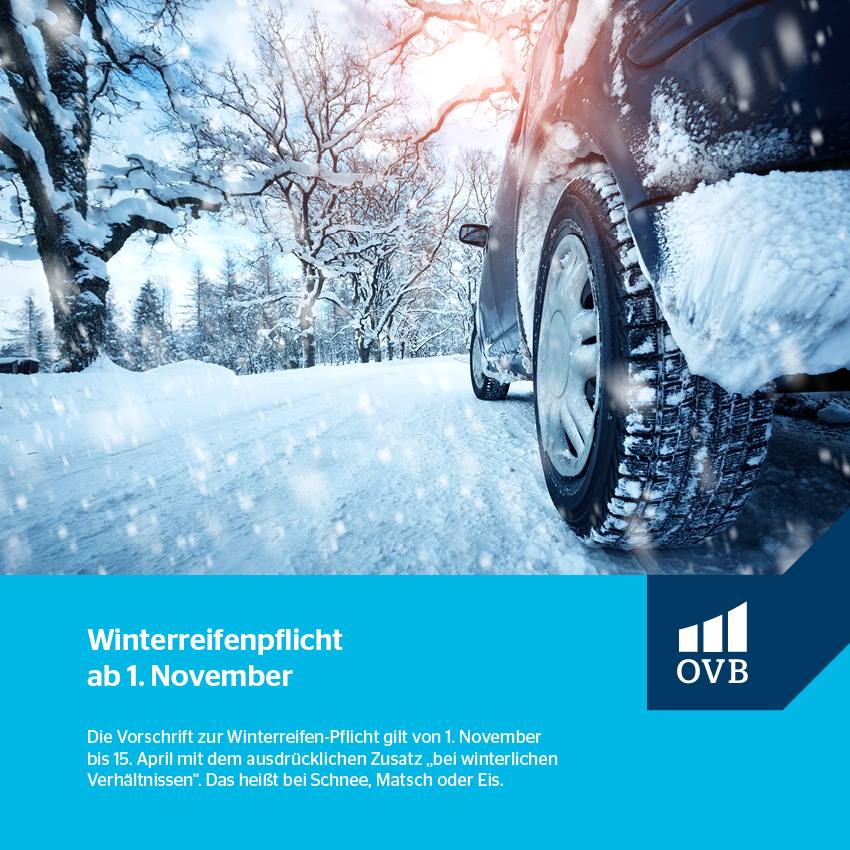 Wann Gilt Die Winterreifen Pflicht Die Ovb
