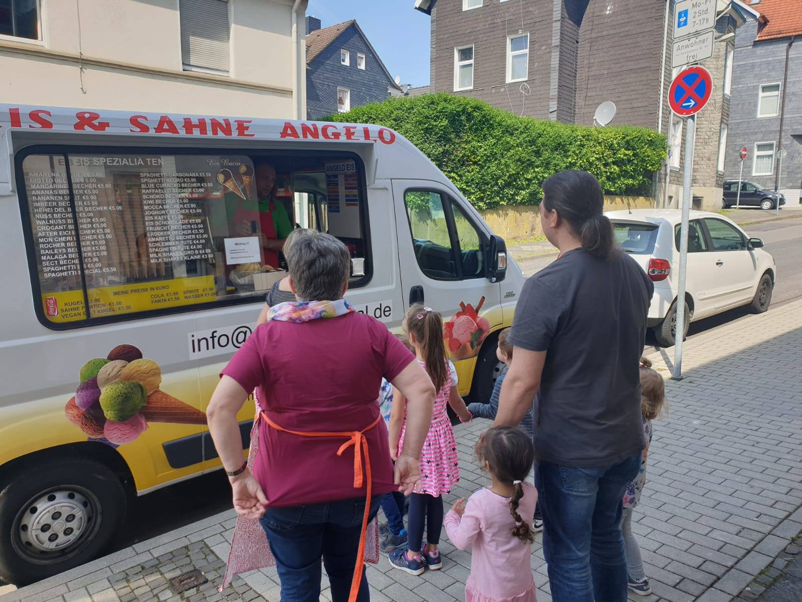 Eismann Angelo Eis Wagen Wuppertal Solingen Remscheid Umgebung