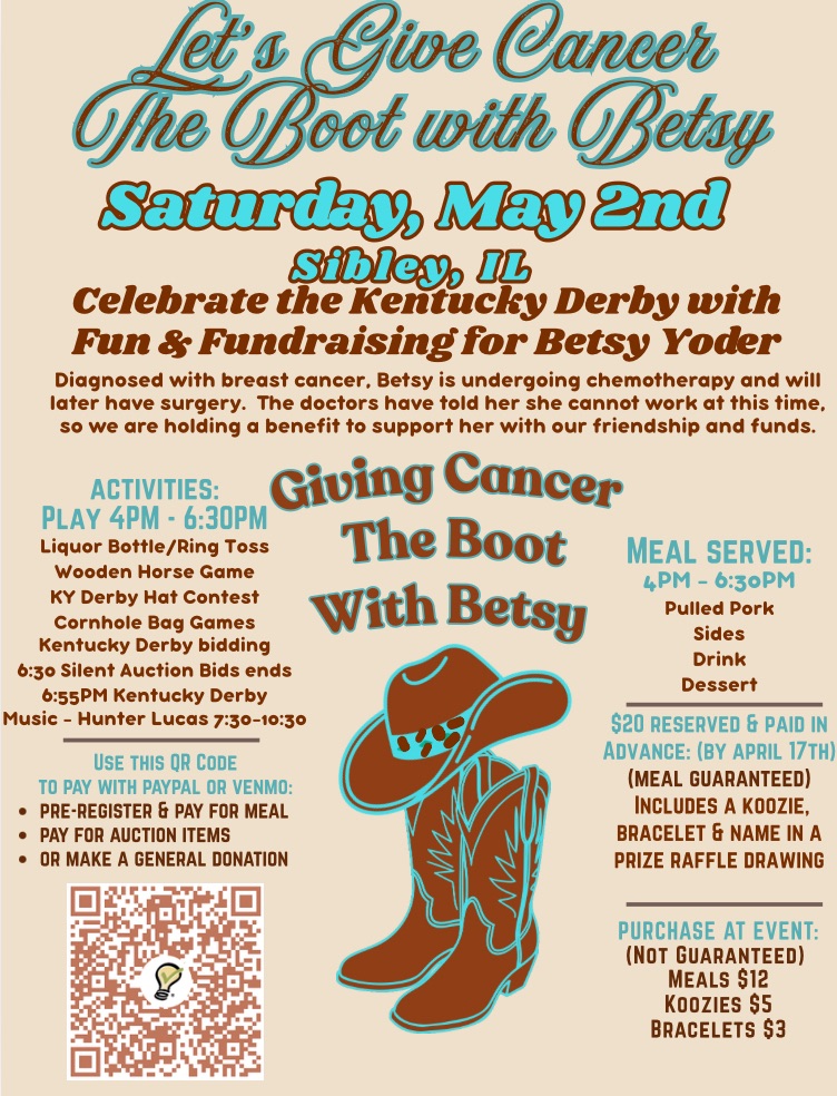 Betsy Yoder Fundraiser