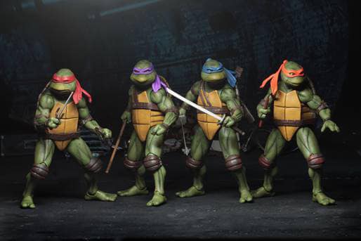 Neca TMNT Pizza Club Turtles available in UK