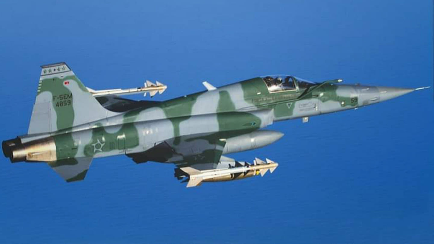 Air Power - Pythons on Tiger! A wicked view of a Brazilian F-5EM ...