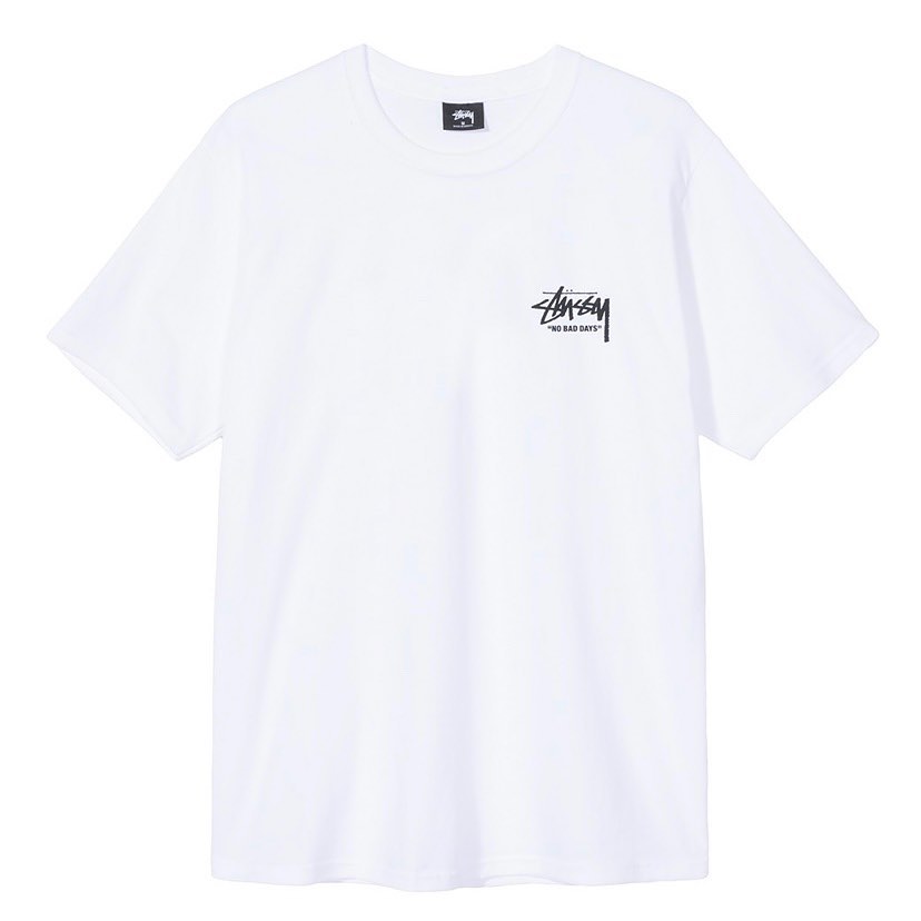 Summer '19 - Carnation tee “NO BAD DAYS” #stussykl #stussy