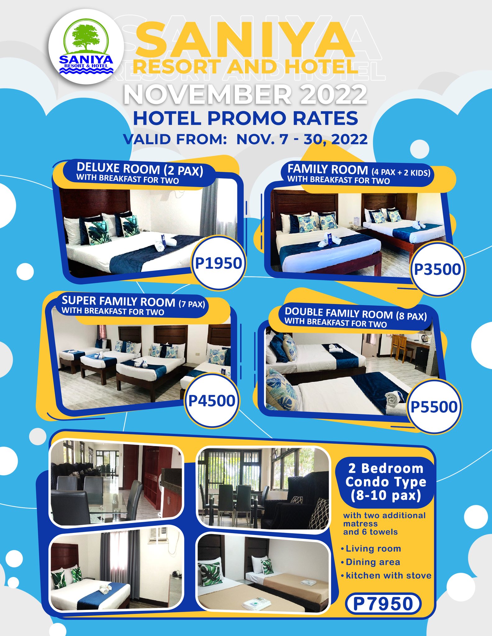 Saniya Resort - Check out our Hotel Promo rate for the... | Facebook