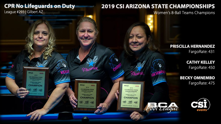 BCA Pool League - Congratulations to 