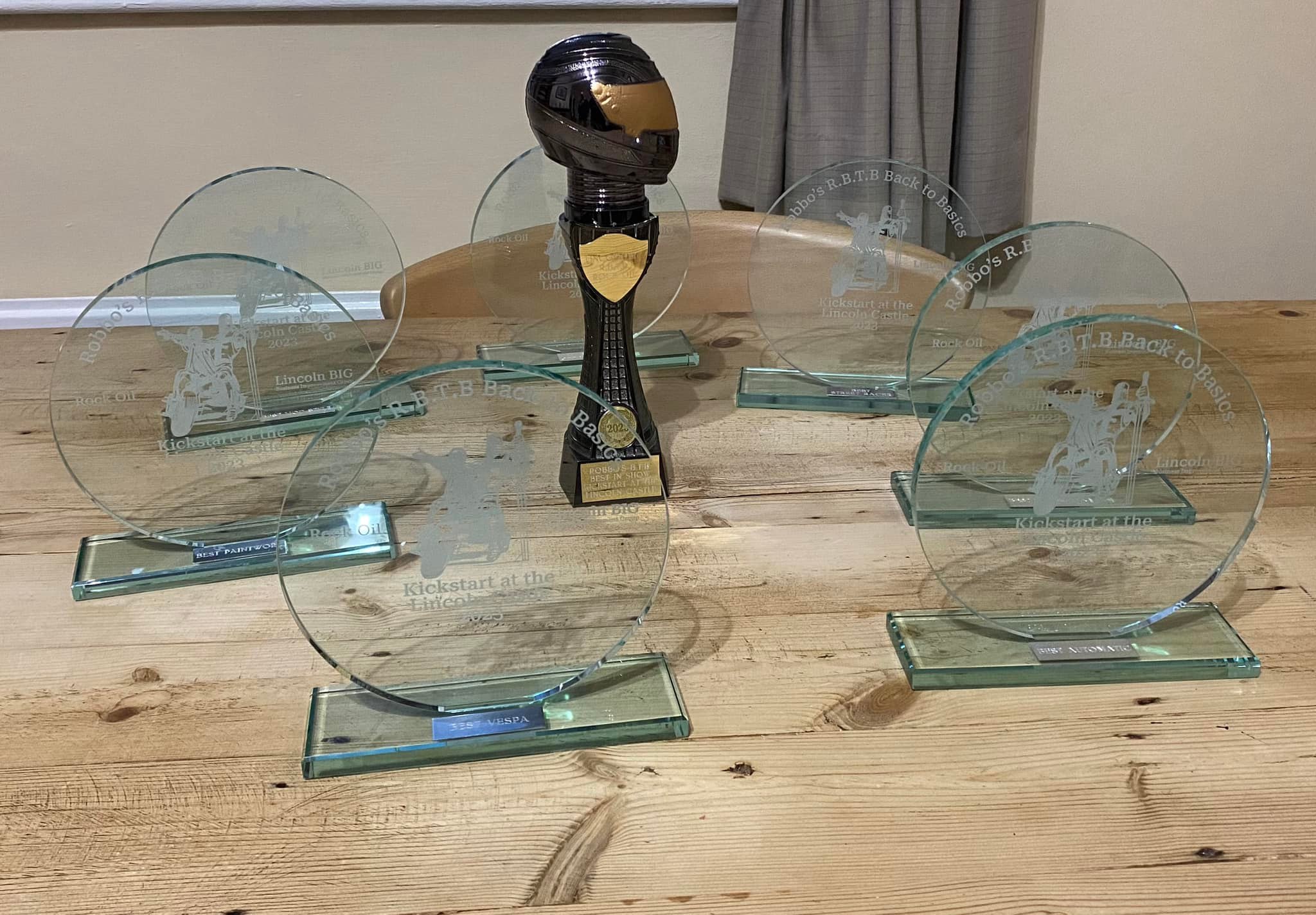 The trophies are all... - Robbo's Skegness Scooter Rally | Facebook