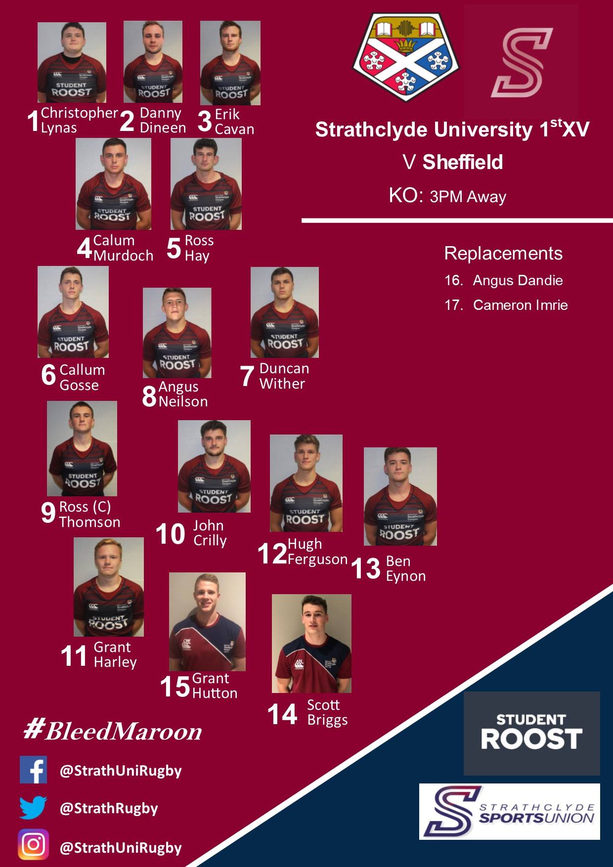 🌺🌺 BUCS... - University of Strathclyde Rugby Football Club