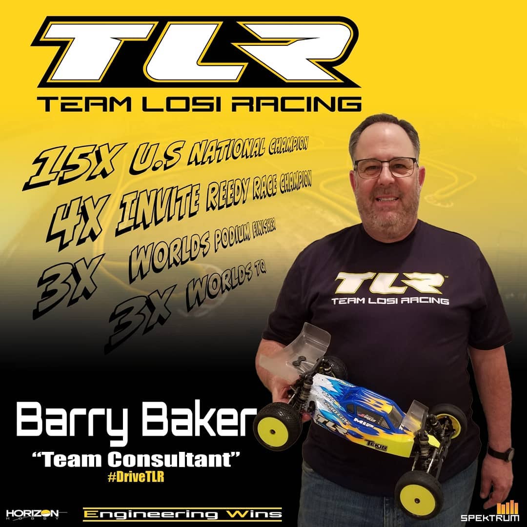 TLR is proud to announce Barry Baker on... - Team Losi Racing | Facebook