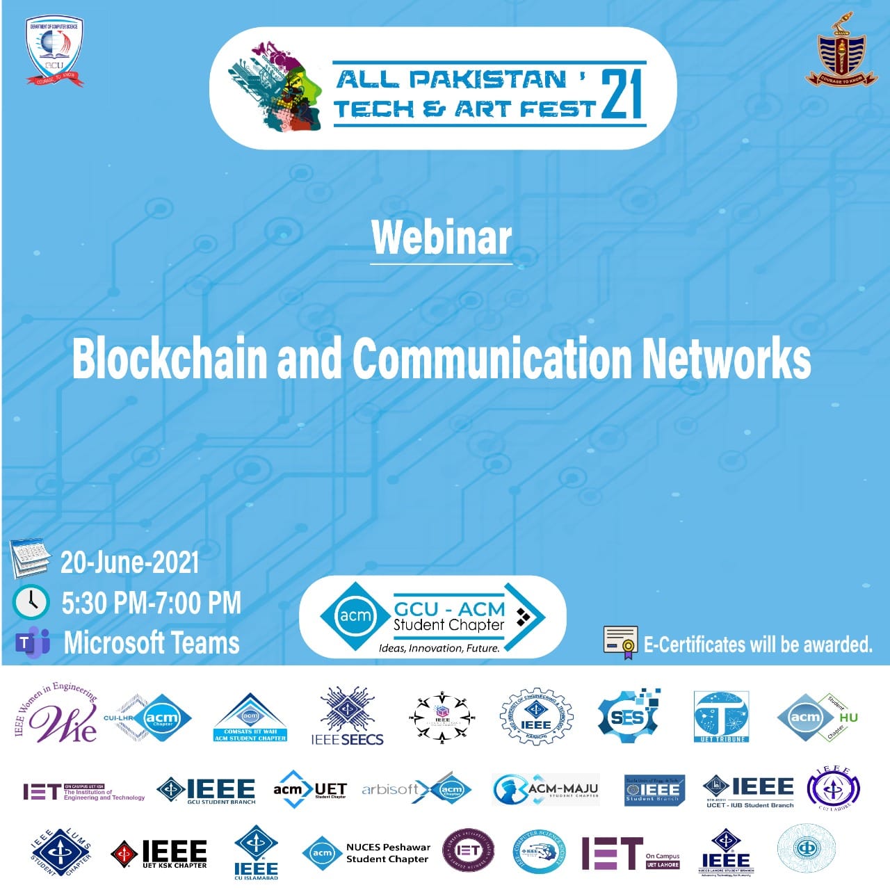 ACM Student Chapter with... - IEEE GCU Student Branch