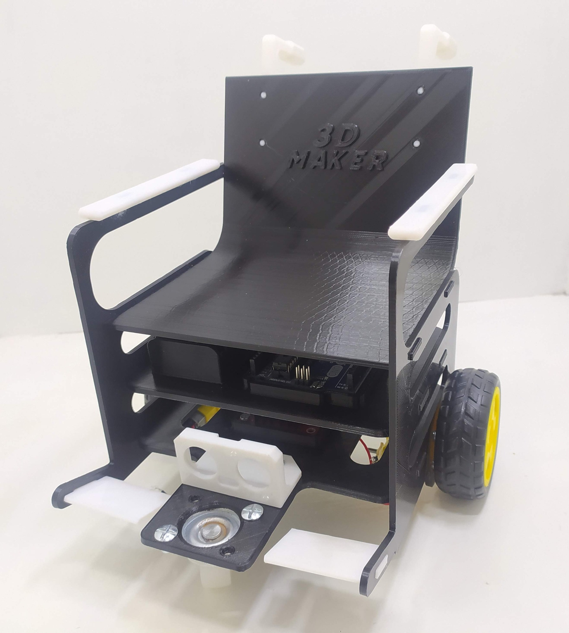 3D MAKER - NEW 3d print ARDUINO CHAIR-WHEEL ROBOT | Facebook