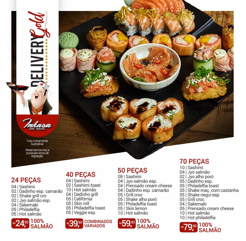 Inkasa Sushi - 🚀Delivery Gold Inkasa🚀 🎅🏼🌲Nesse final de... | Facebook