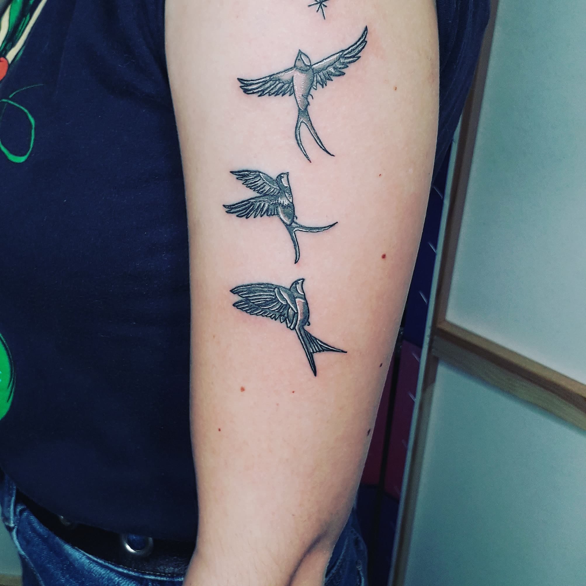Tatouage Oiseaux Qui S Envolent
