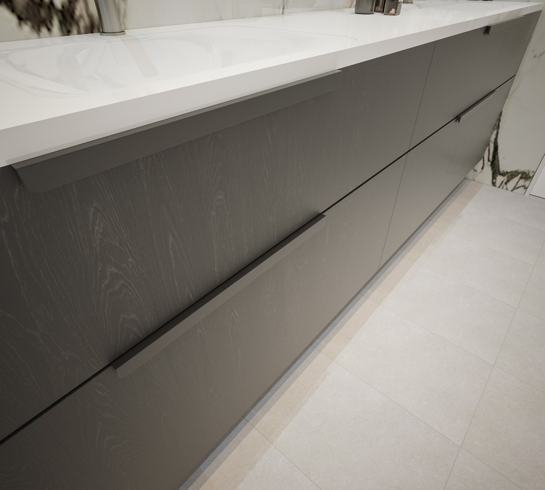 The design for this master bath was... - Rara Design Studio