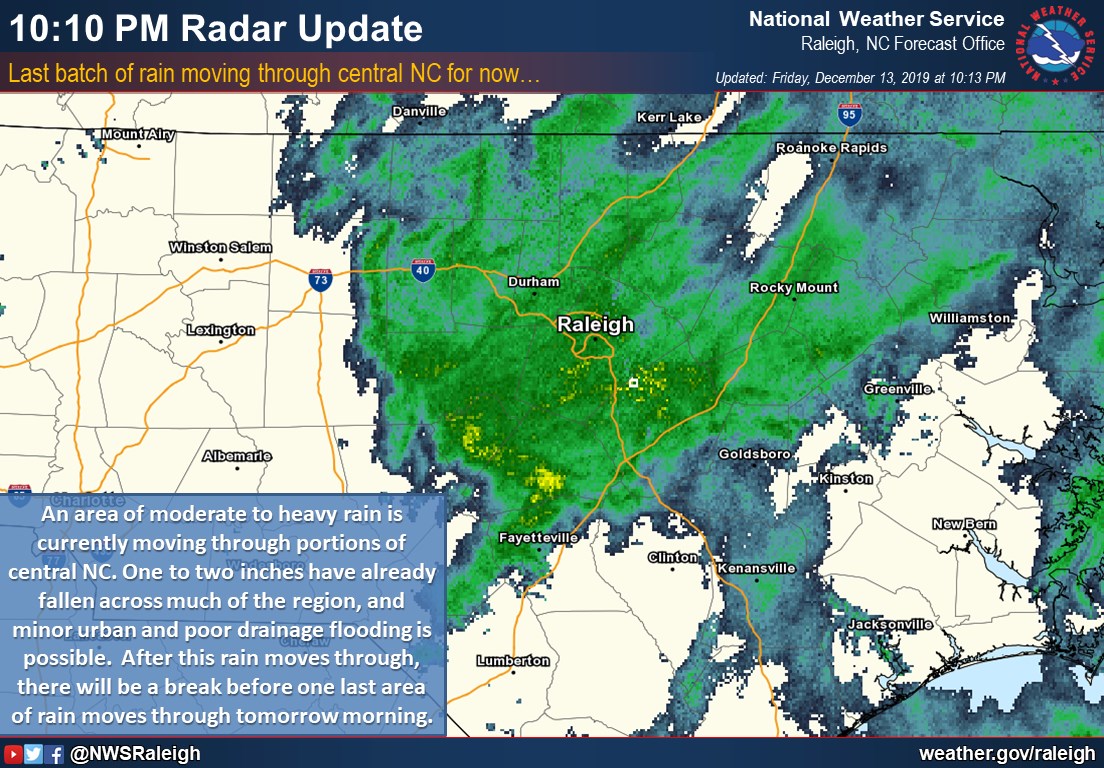 An area of... - US National Weather Service Raleigh NC