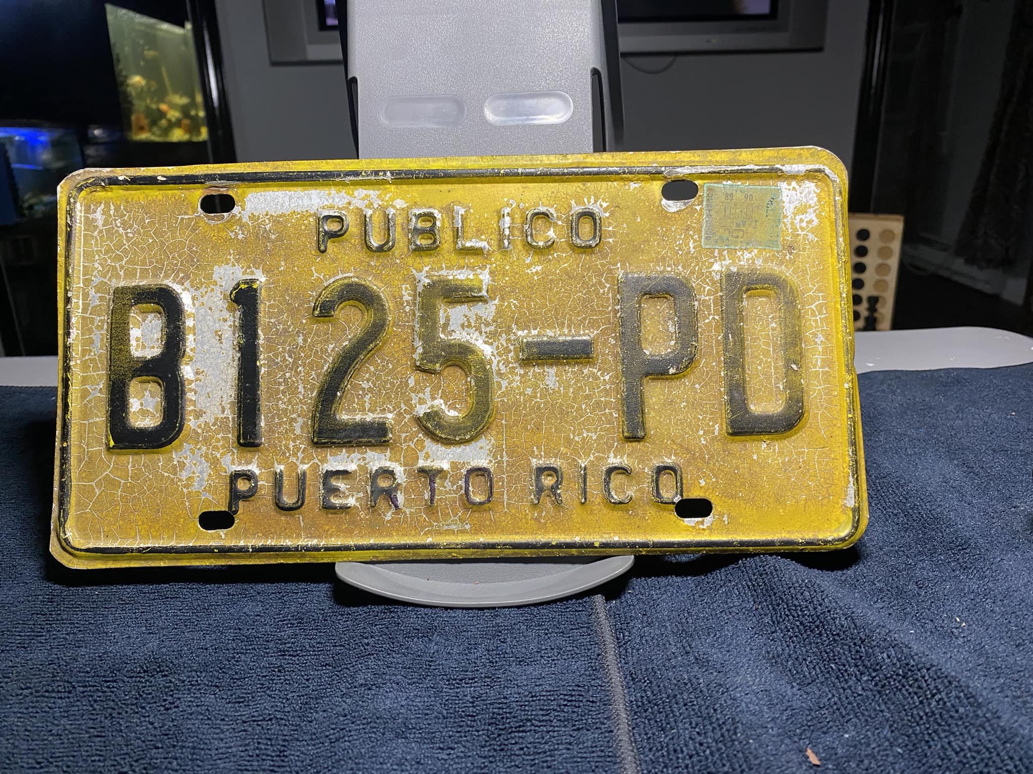 Puerto Rico Rico San Juan Ponce Boricua Caguas Black License Plate Frame – NEW
