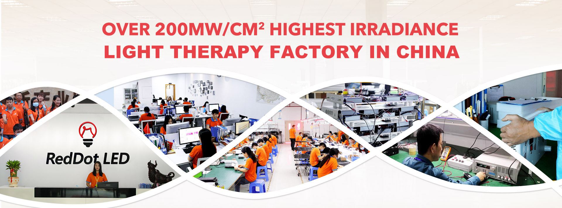 RedDot Red Light Therapy Devices Factory