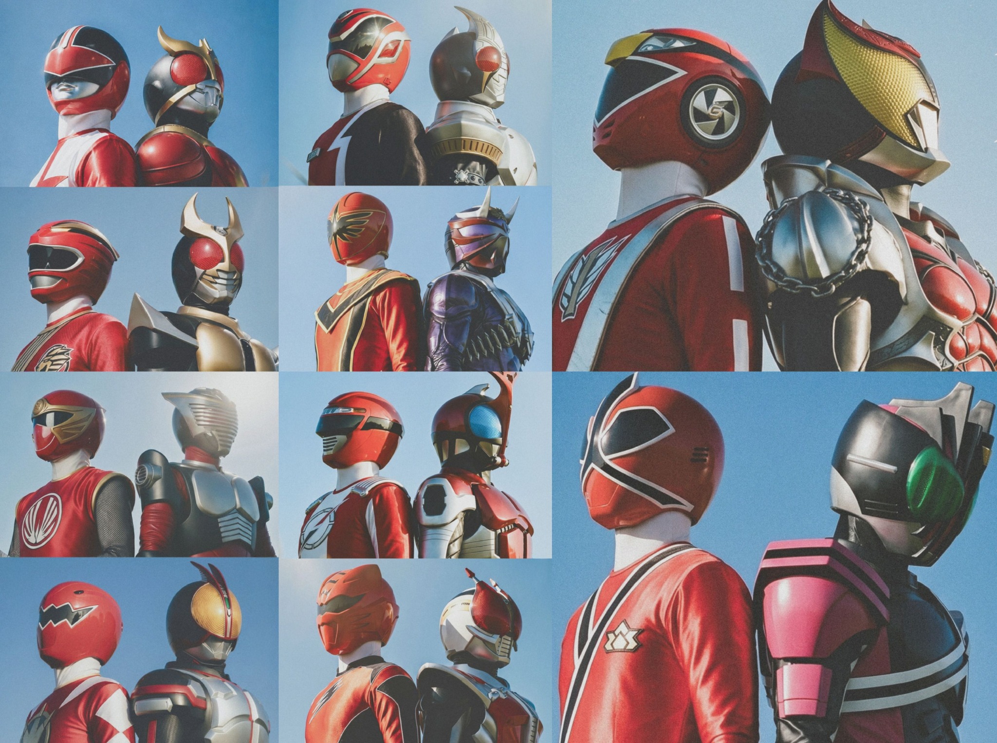 Total sales of Kamen Rider and Super Sentai products from each