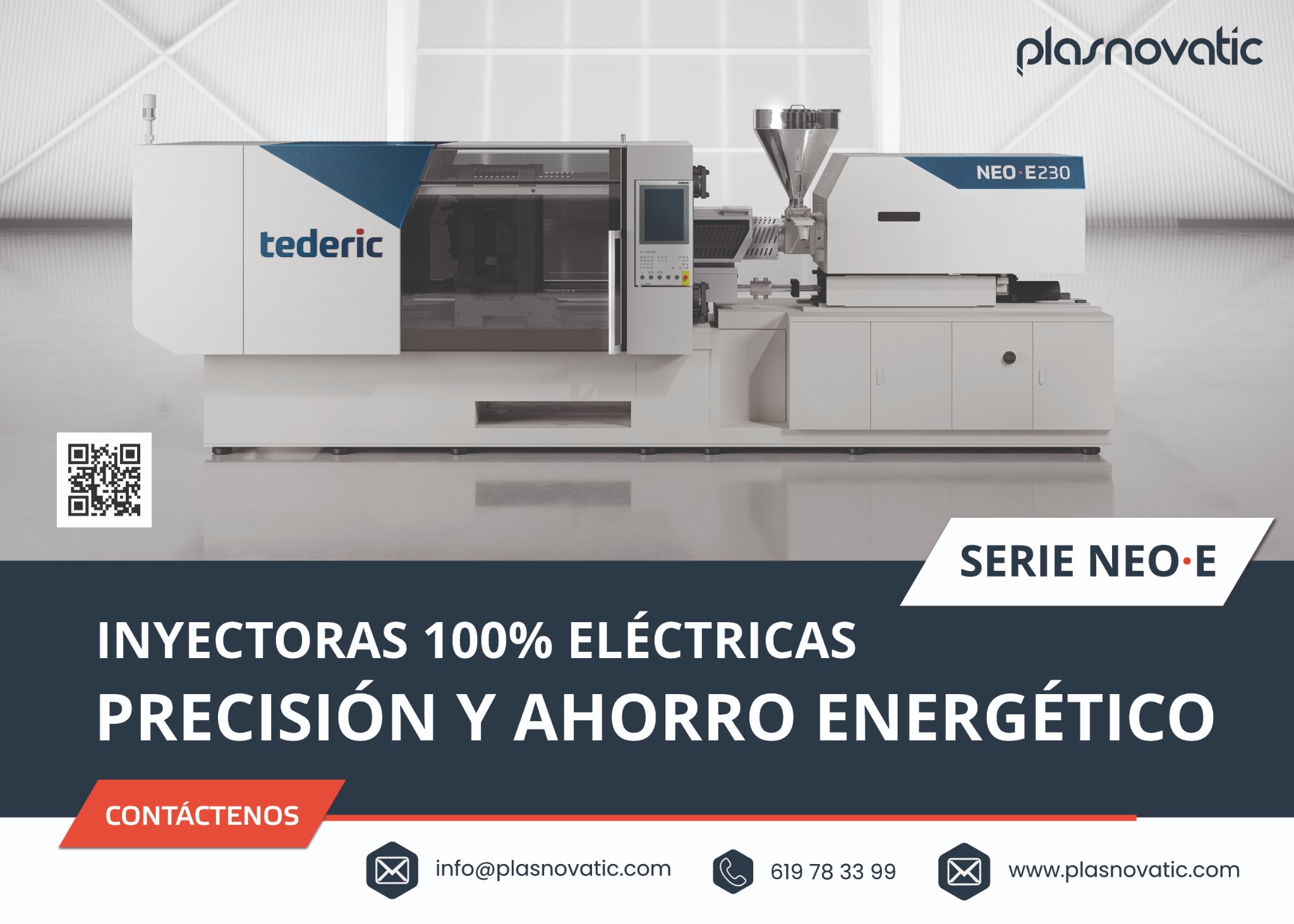 Plasnovatic - SERIE NEO·E - Nueva generación de inyectoras 100% ...