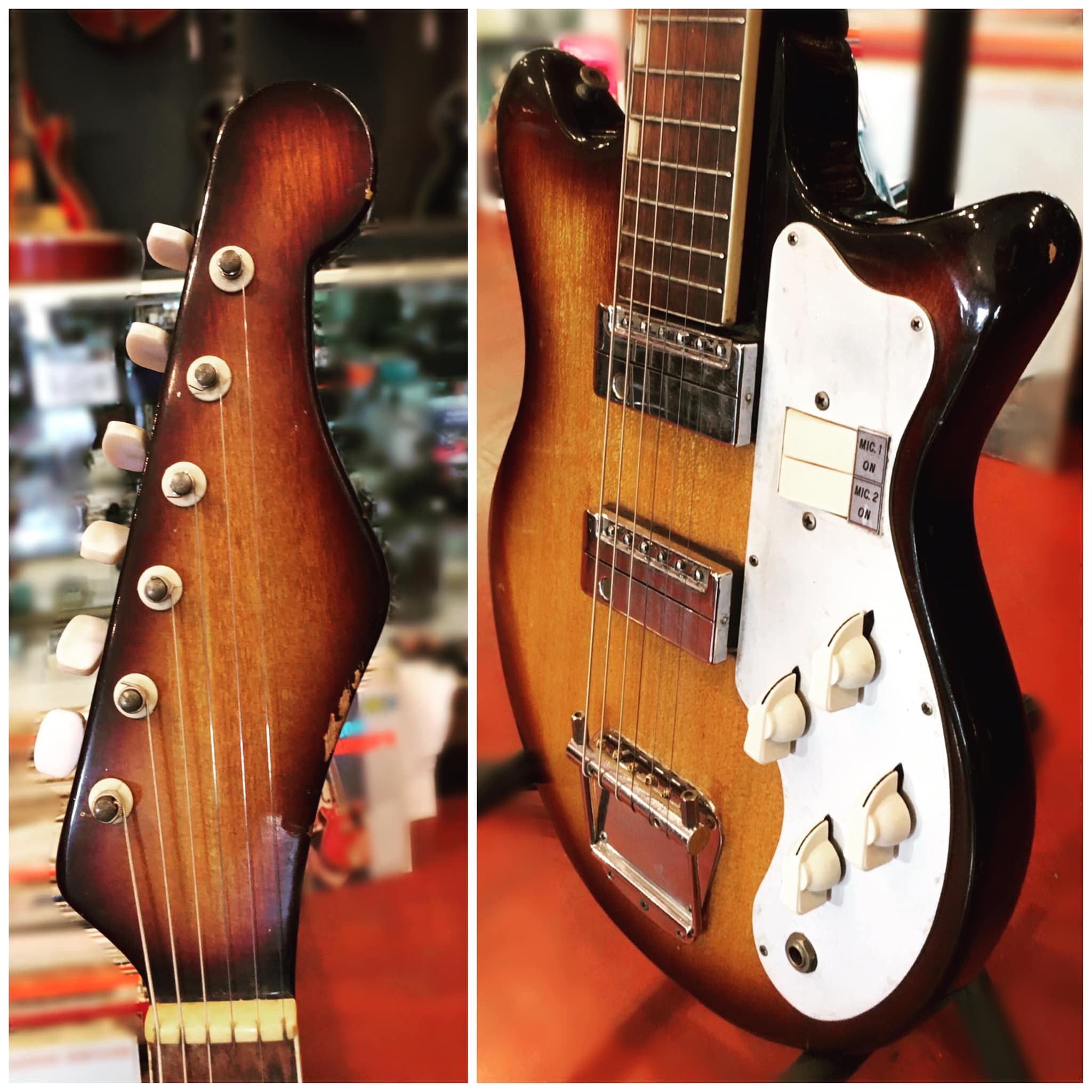 And speaking of Teisco - here's a mid 1960's Teisco MJ-2L.