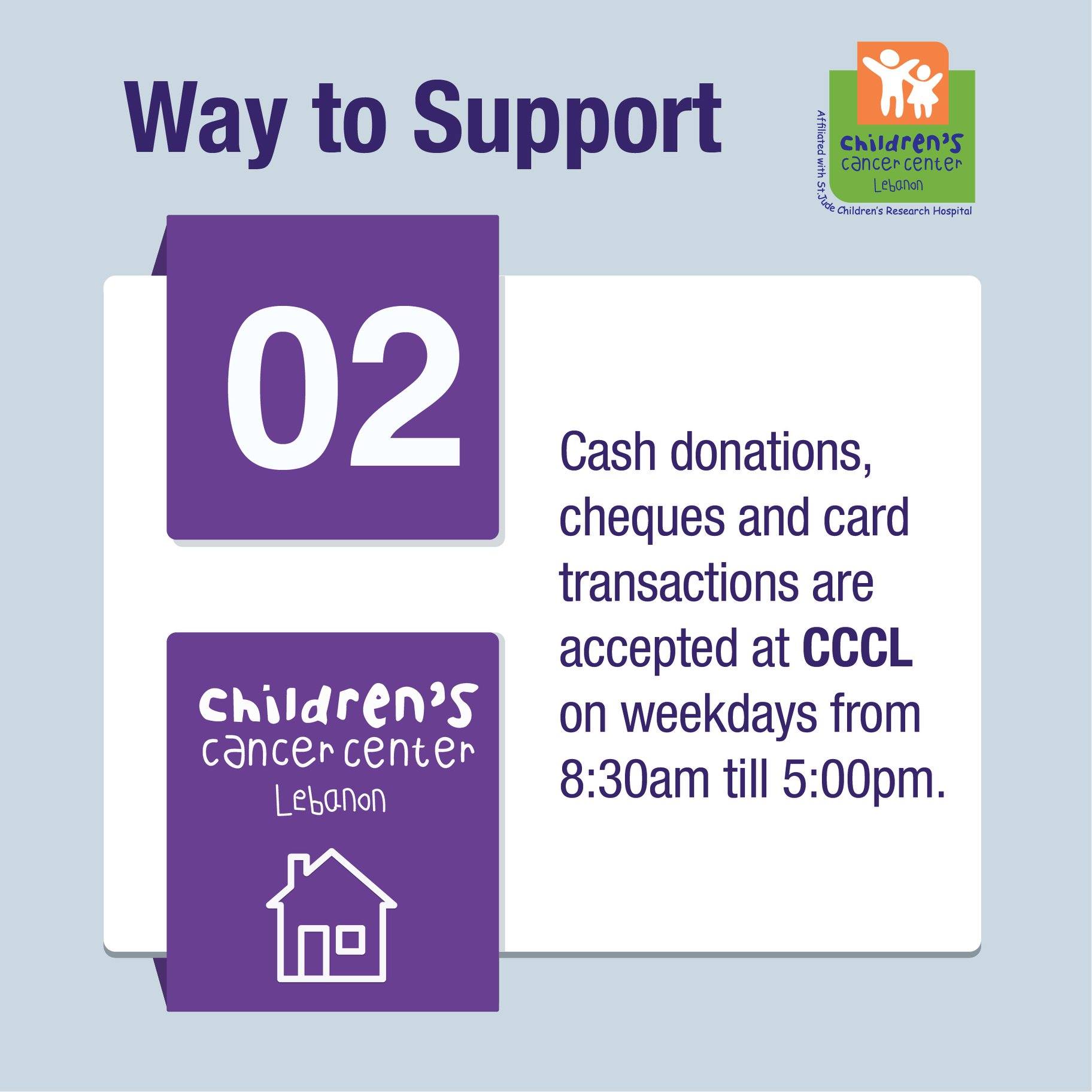 Easiest way... - Children's Cancer Center of Lebanon (CCCL)