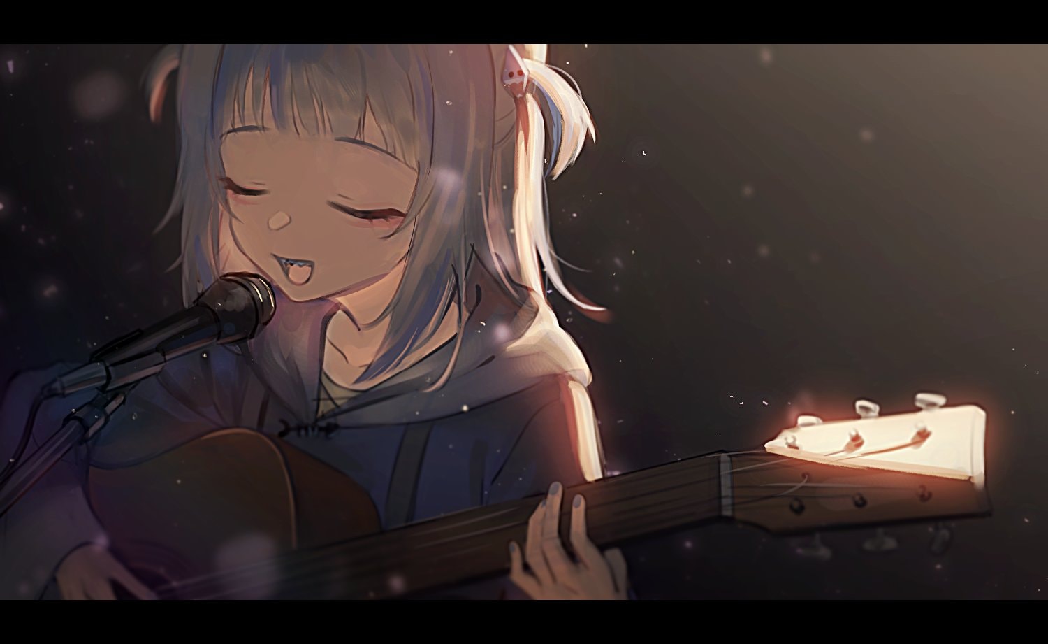 The campfire karaoke stream... - Gawr Gura Art Appreciation