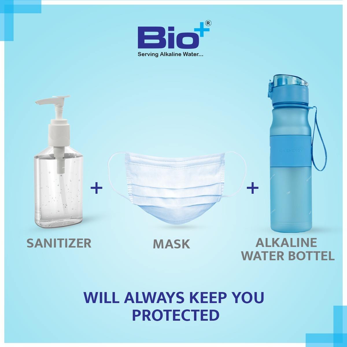 BioPlus - Sanitizer, mask, and the alkaline bottle are the new normal ...