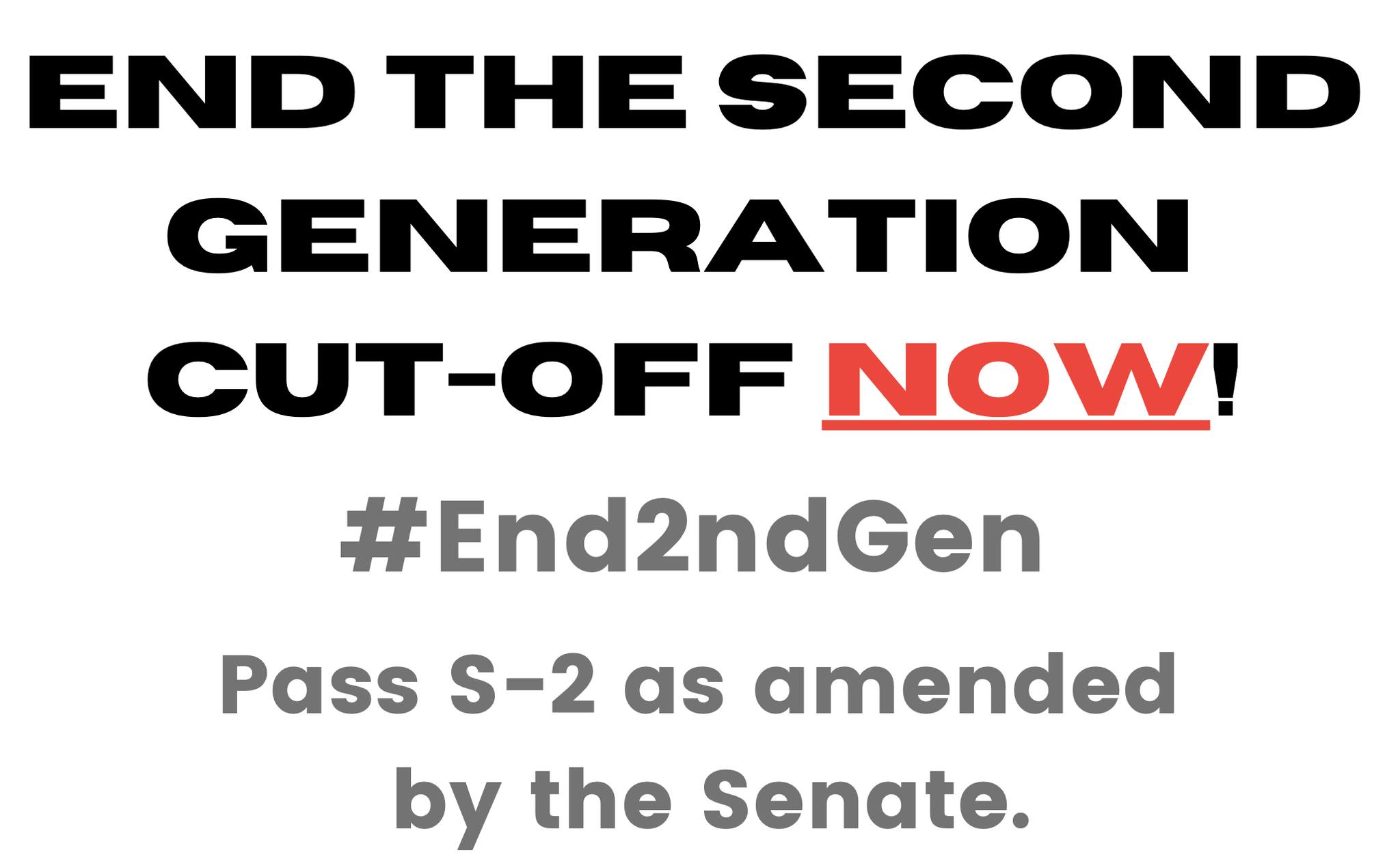 Friendly Rally in Ottawa to End the Second Generation Cut-Off