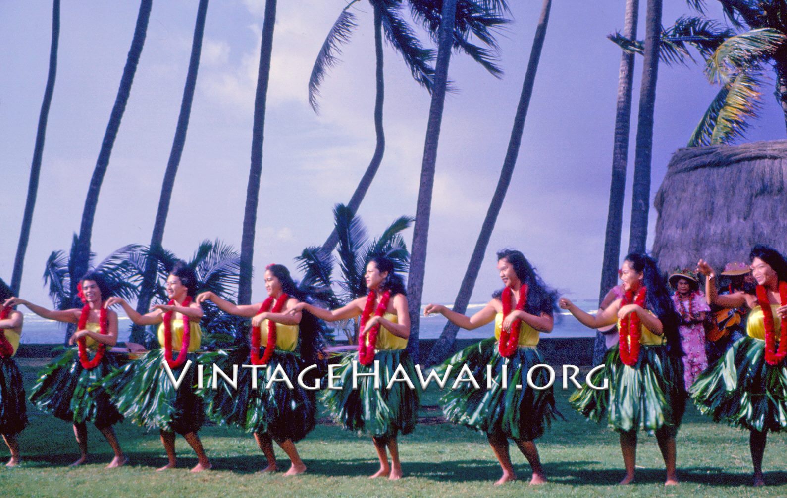 Vintage 1957: The iconic Kodak Hula Show, in Waikiki, Hawaii 