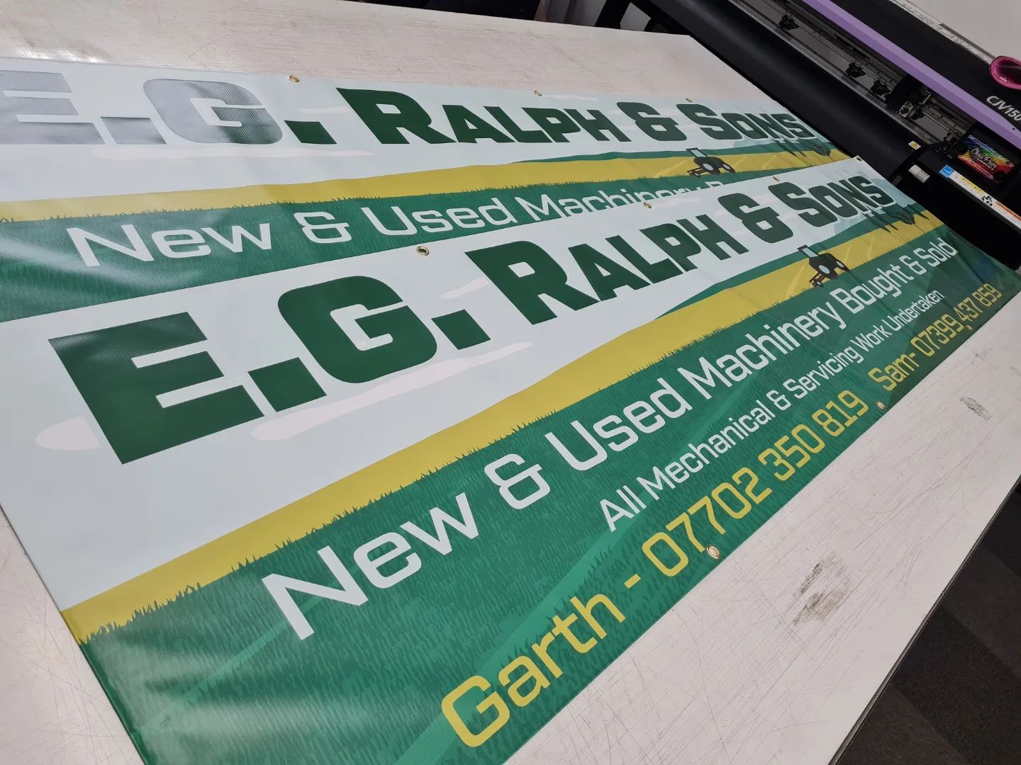 Custom Printed Banners Produced in... - Chris Prior Graphics