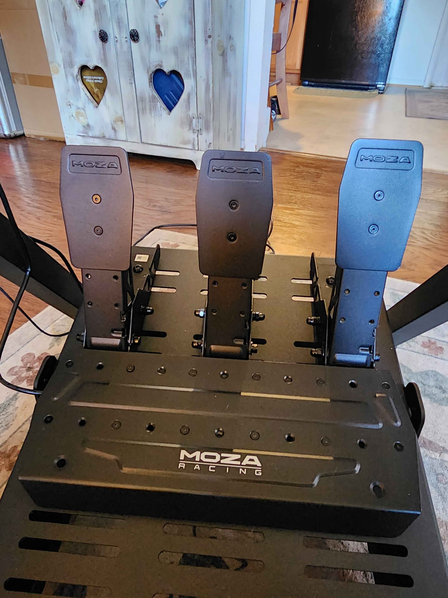 Complete Sim Racing Rig - Moza R3 & SP Lite pedals, H-Pattern shifter ...