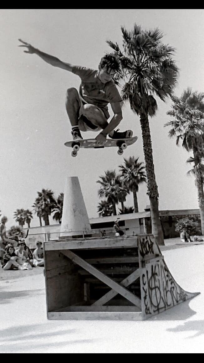 Vintage SoCal photo with 80's Venice Beach vibe