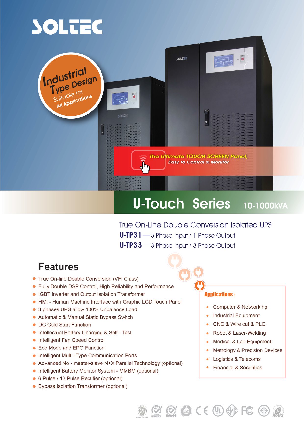 Soltec UPS - » UPS for Medium Heavy duty Industrial🏭⚙️🔧... | Facebook